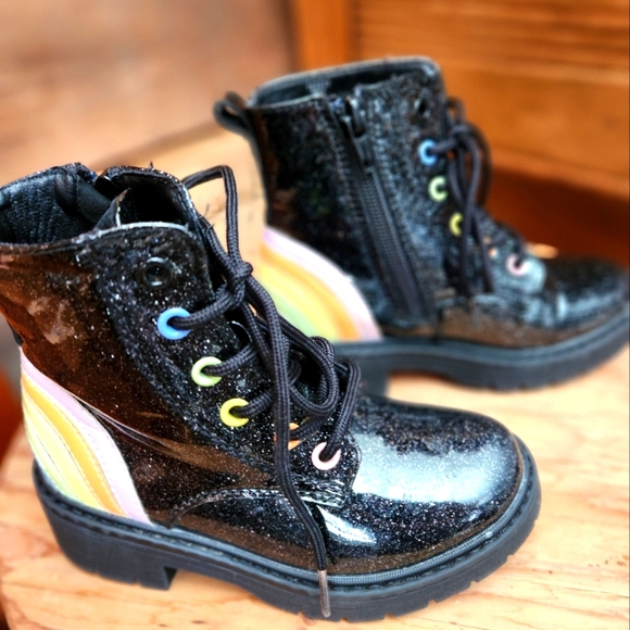 CupCake Couture Toddler girls Sky Combat Boot-size 10 - Picture 3 of 10